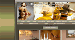 Desktop Screenshot of adasskincare.com